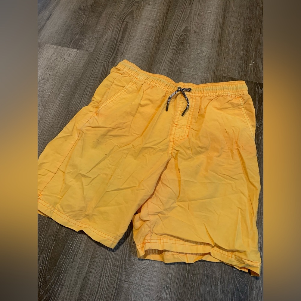art class light orange swimming trunks